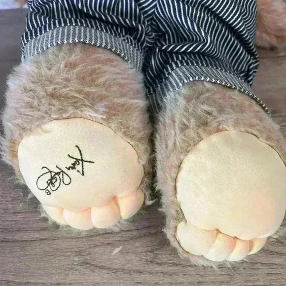 Vintage Xavier Roberts Furskins Dudley Furskin Plush Teddy Bear 1985 Overall - Picture 6 of 11